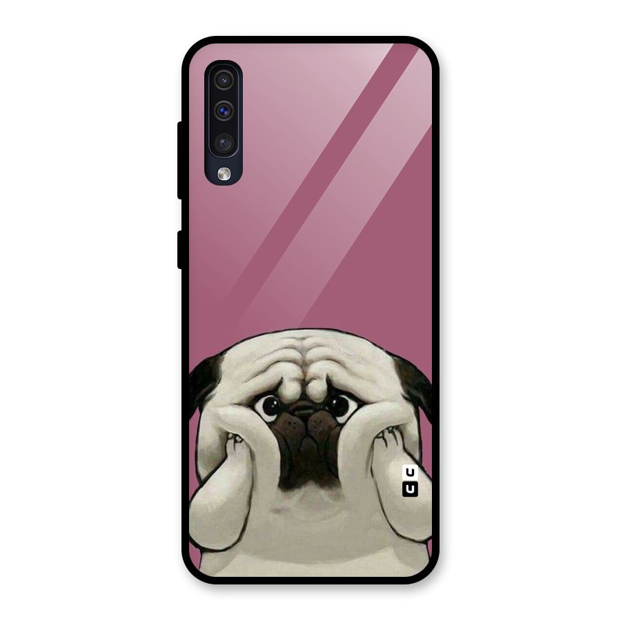 Chubby Doggo Glass Back Case for Galaxy A30s