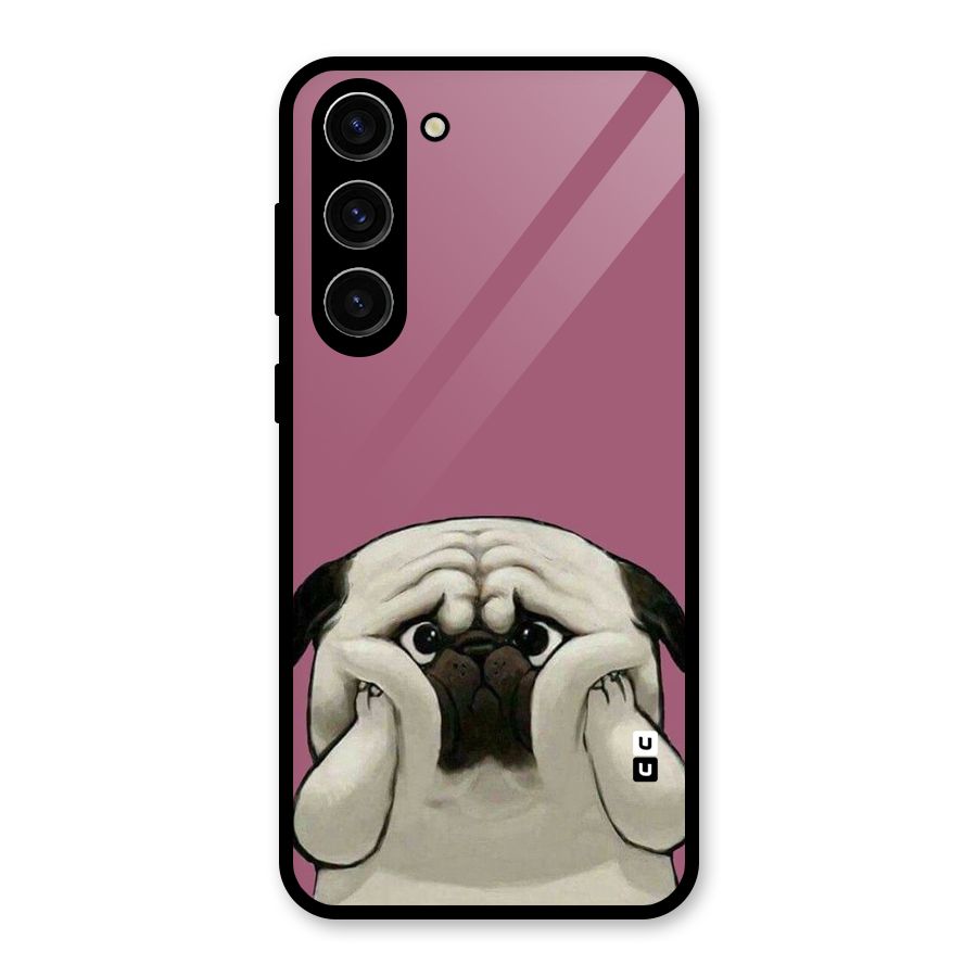 Chubby Doggo Glass Back Case for Galaxy S23 Plus