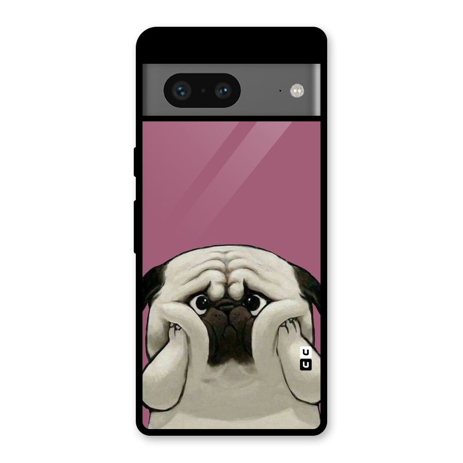 Chubby Doggo Glass Back Case for Google Pixel 7