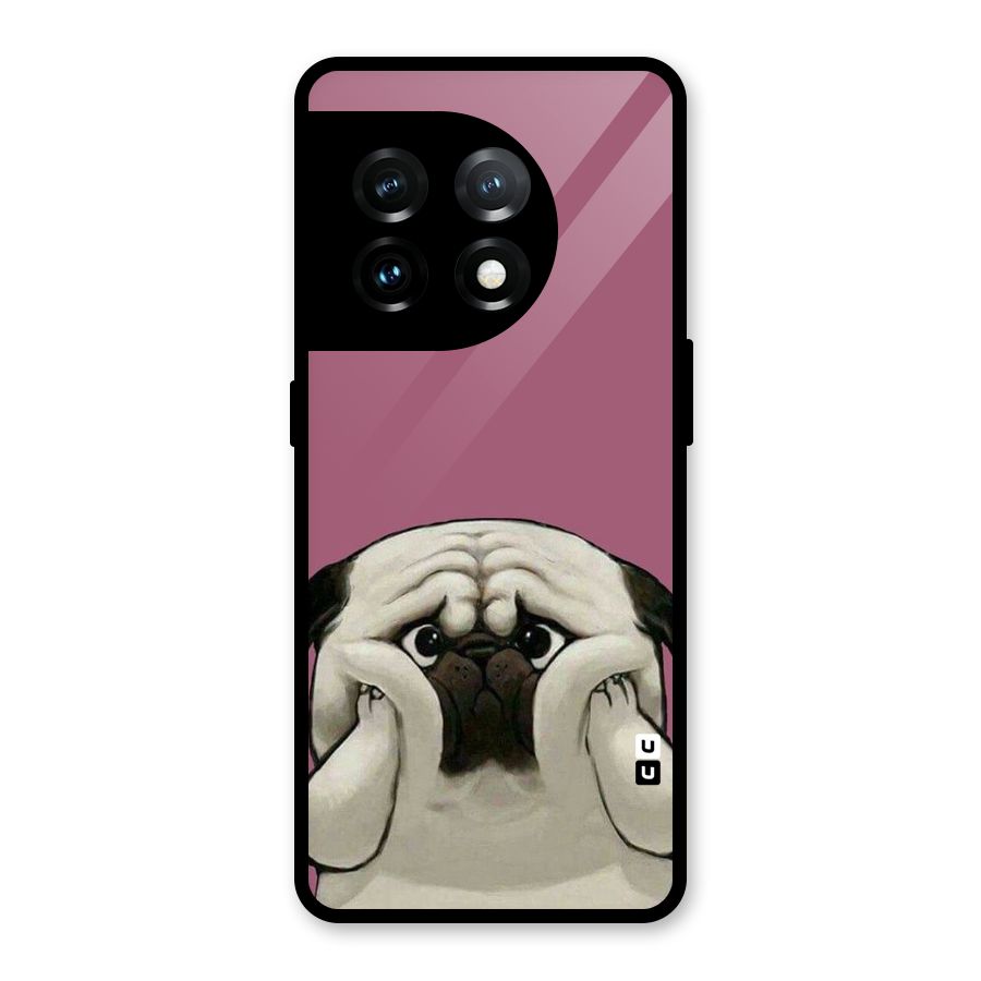 Chubby Doggo Glass Back Case for OnePlus 11