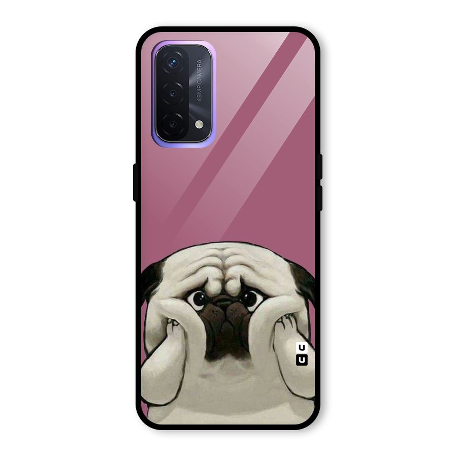 Chubby Doggo Glass Back Case for Oppo A74 5G