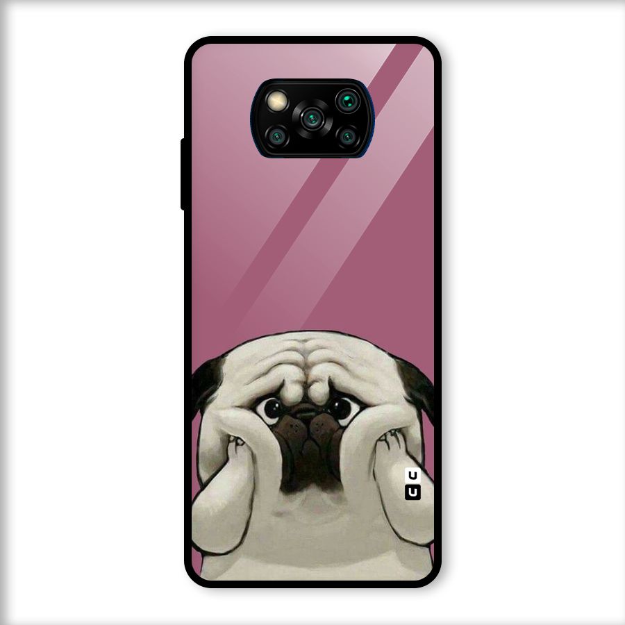 Chubby Doggo Glass Back Case for Poco X3