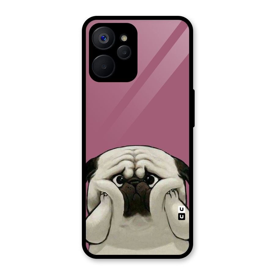 Chubby Doggo Glass Back Case for Realme 9i 5G