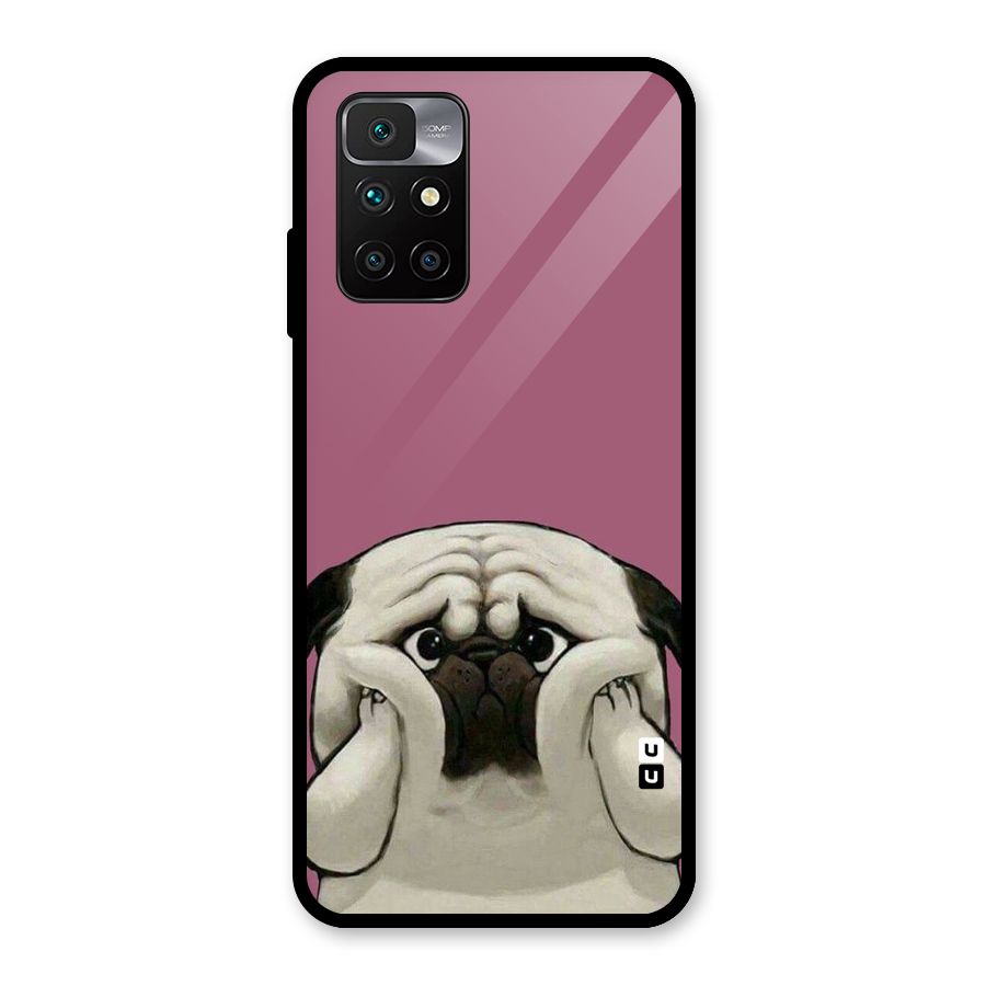 Chubby Doggo Glass Back Case for Redmi 10 Prime