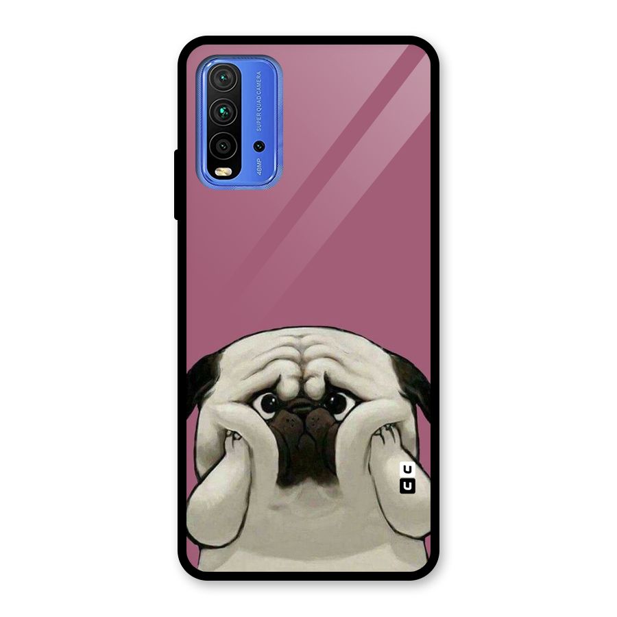 Chubby Doggo Glass Back Case for Redmi 9 Power
