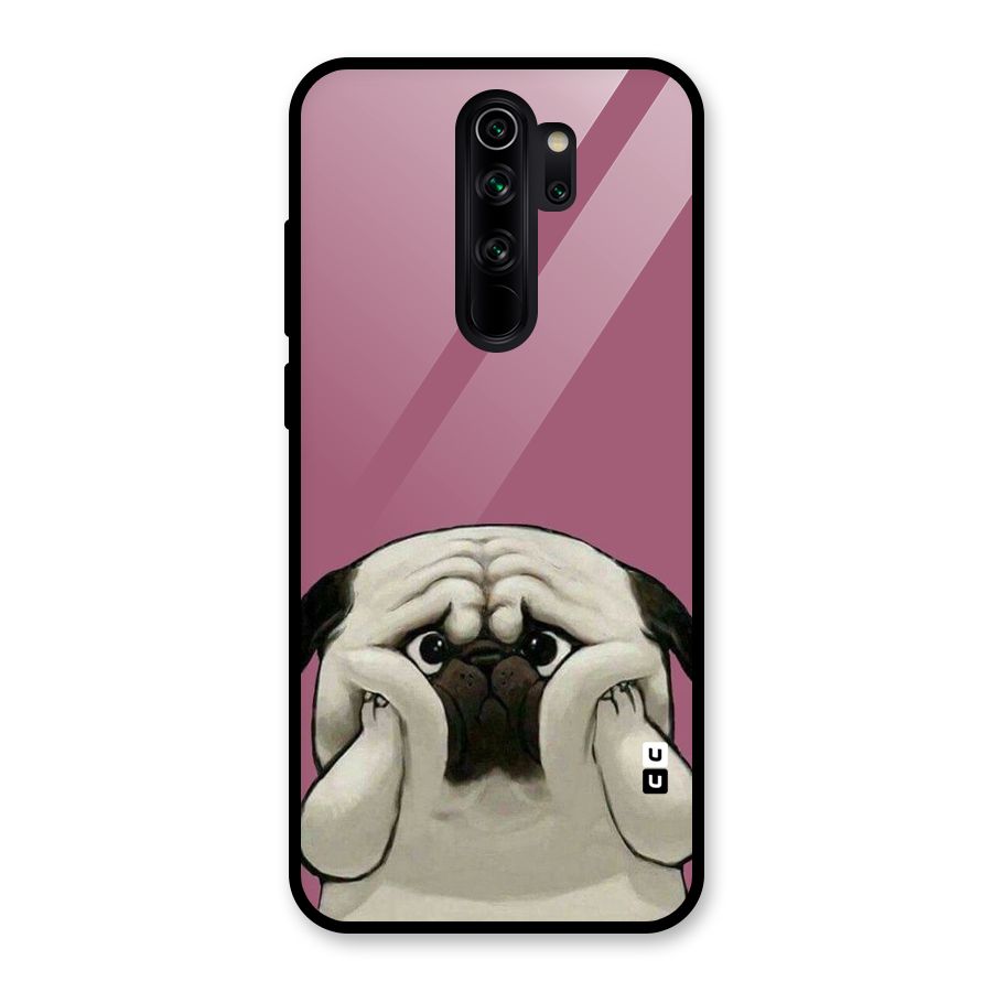 Chubby Doggo Glass Back Case for Redmi Note 8 Pro