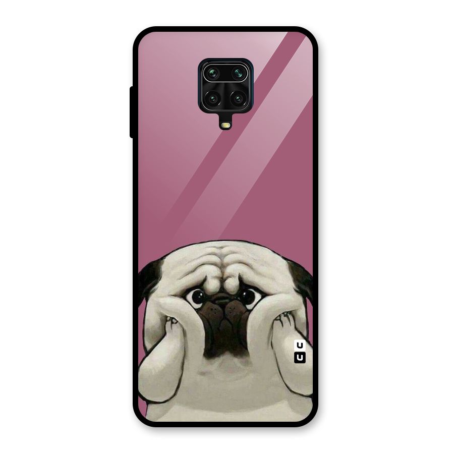 Chubby Doggo Glass Back Case for Redmi Note 9 Pro