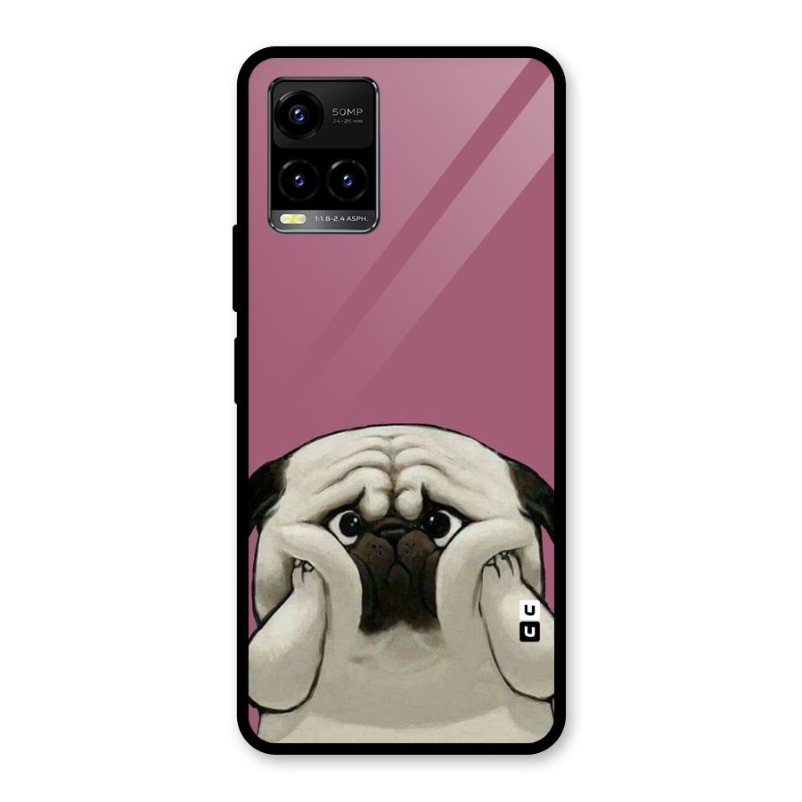 Chubby Doggo Glass Back Case for Vivo Y21T