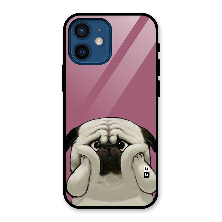 Chubby Doggo Glass Back Case for iPhone 12 Mini