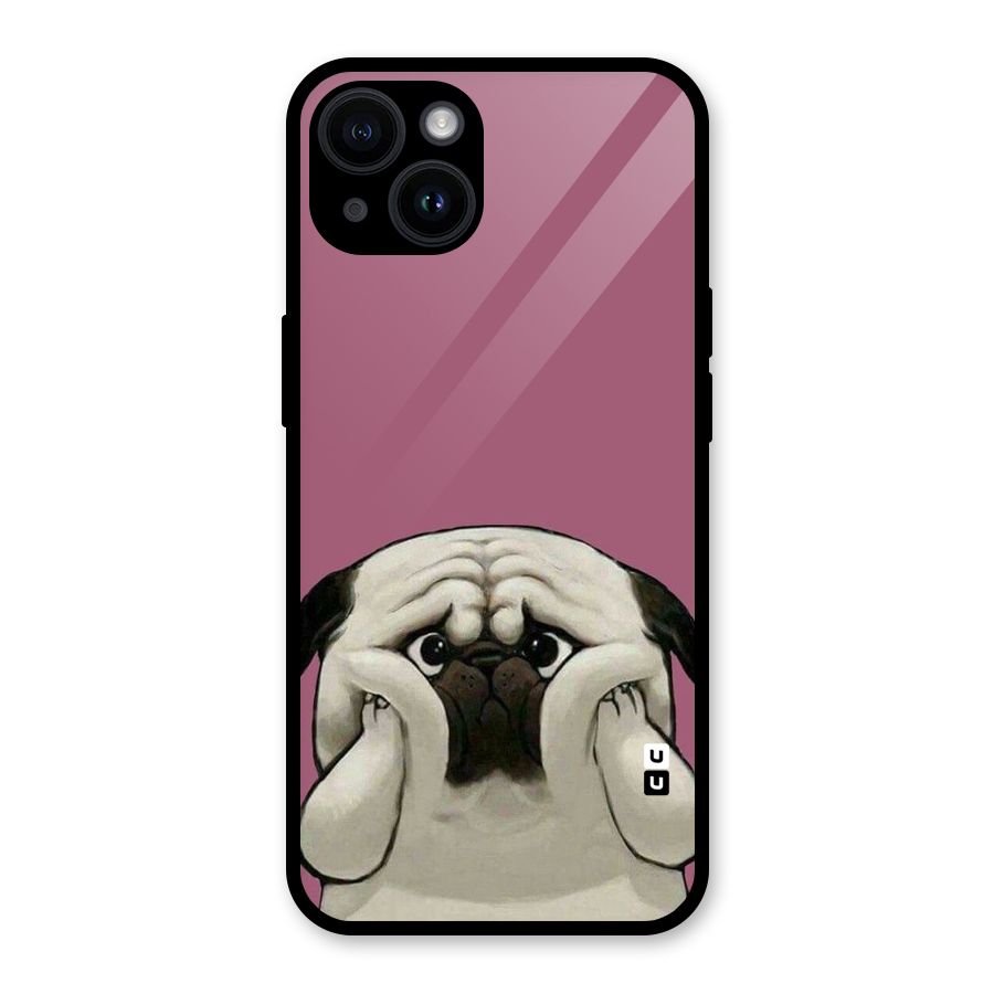 Chubby Doggo Glass Back Case for iPhone 14