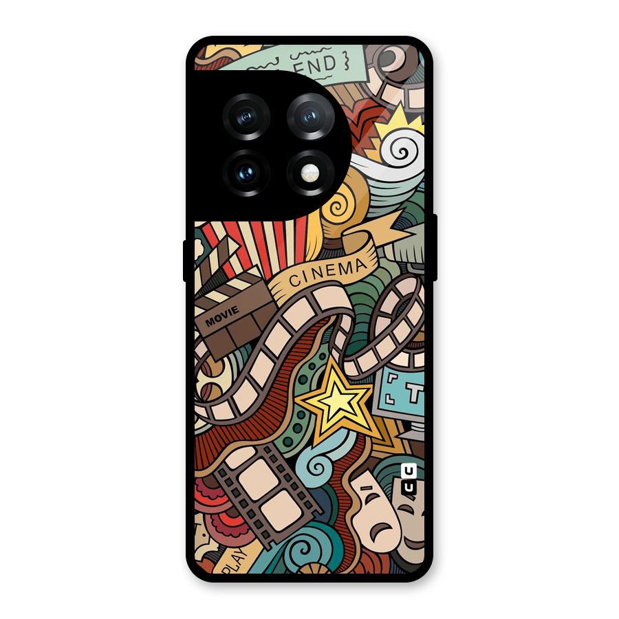 Cinematic Design Glass Back Case for OnePlus 11