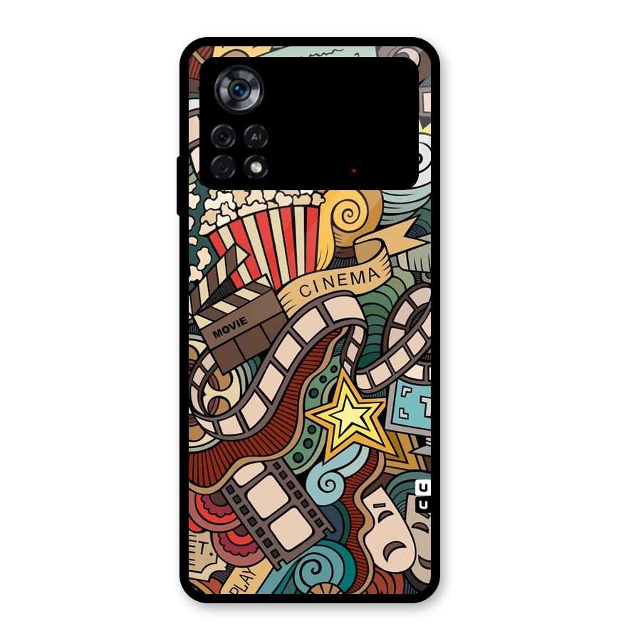 Cinematic Design Glass Back Case for Poco X4 Pro 5G