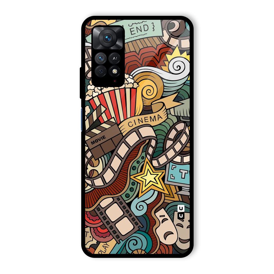Cinematic Design Glass Back Case for Redmi Note 11 Pro Plus 5G