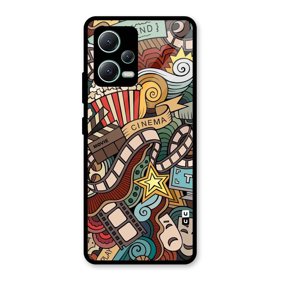 Cinematic Design Glass Back Case for Redmi Note 12 5G