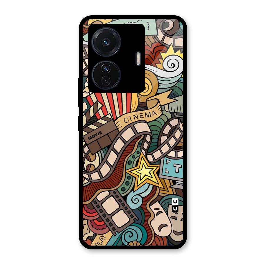 Cinematic Design Glass Back Case for Vivo T1 Pro