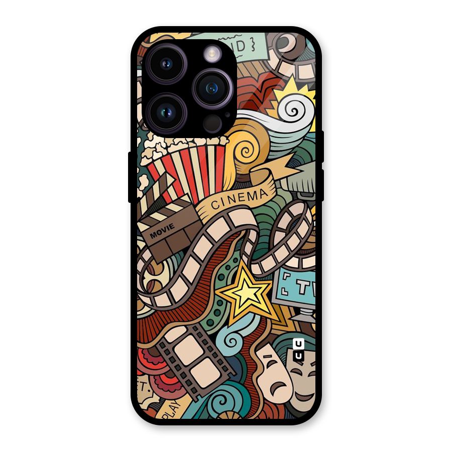 Cinematic Design Glass Back Case for iPhone 14 Pro Max