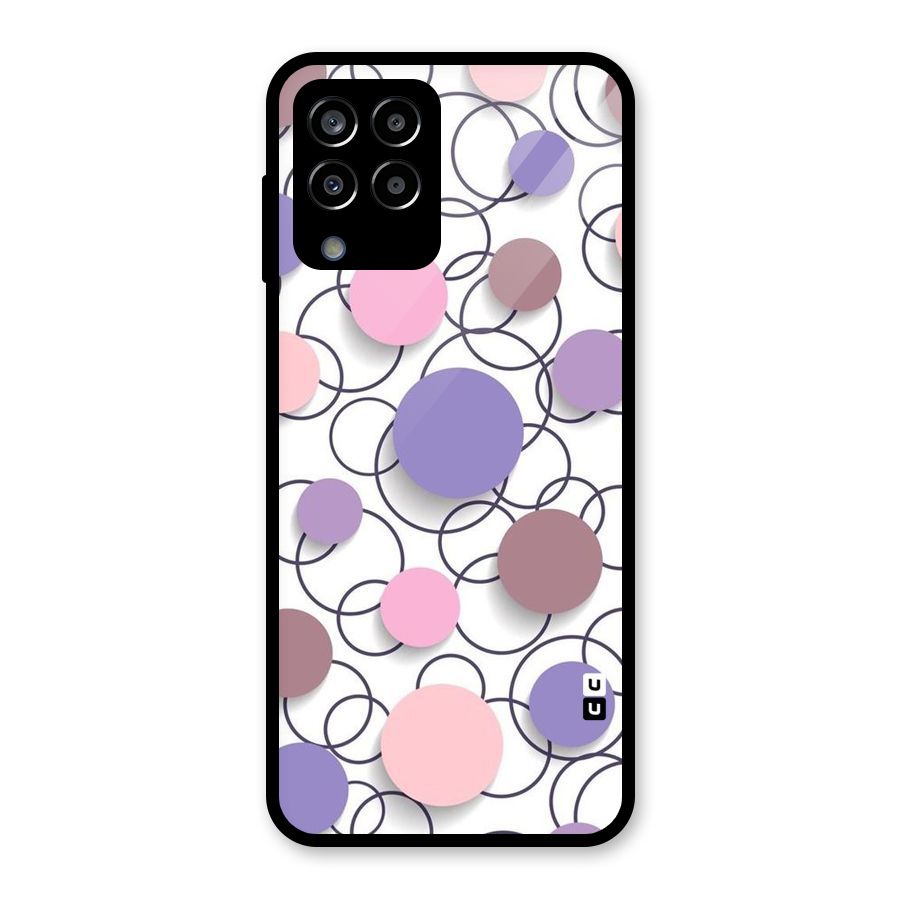 Circles And More Glass Back Case for Galaxy M33