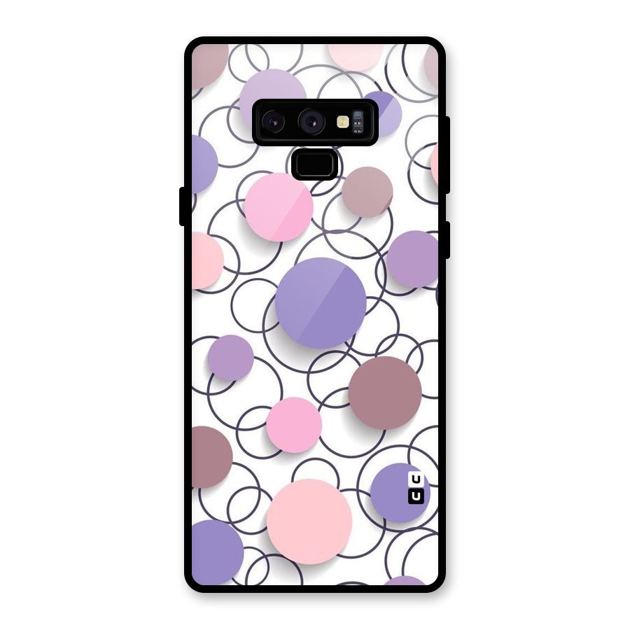 Circles And More Glass Back Case for Galaxy Note 9