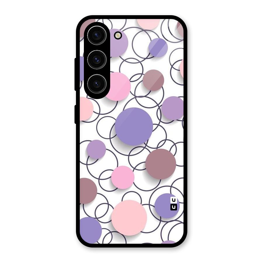 Circles And More Glass Back Case for Galaxy S23