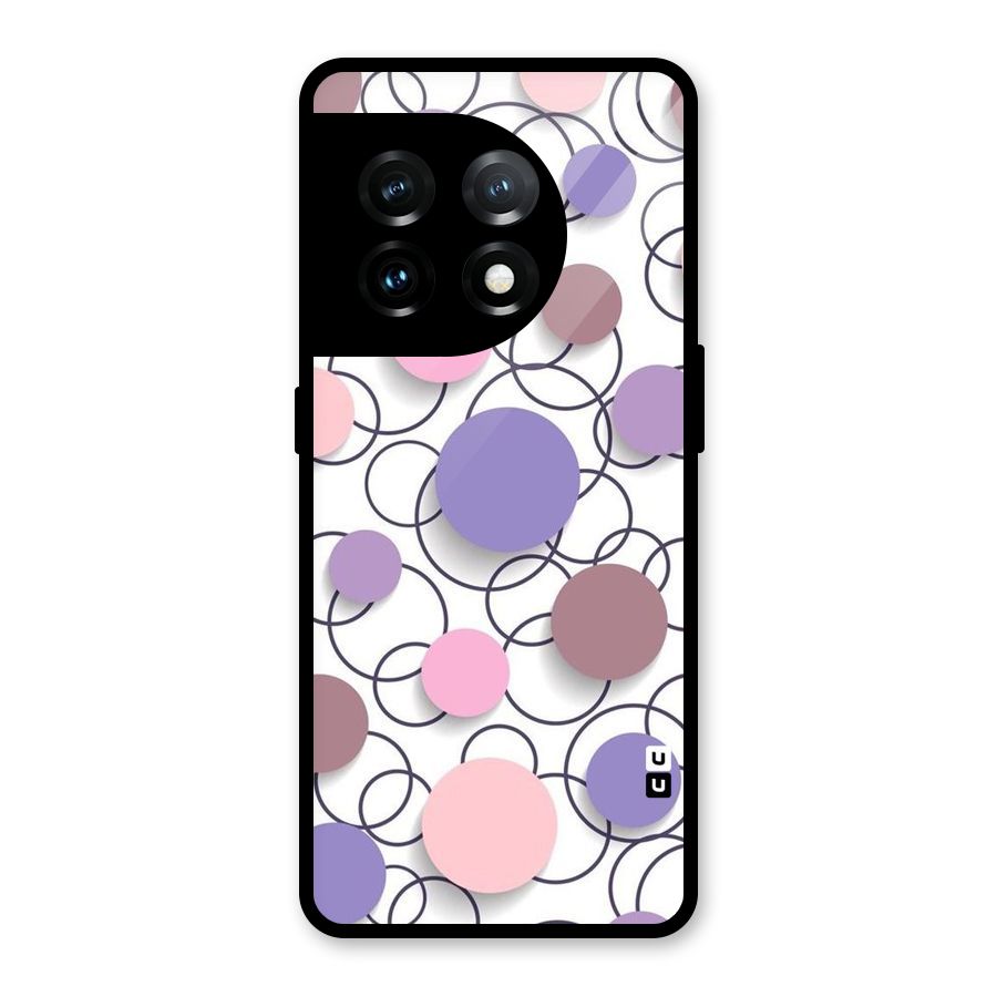 Circles And More Glass Back Case for OnePlus 11