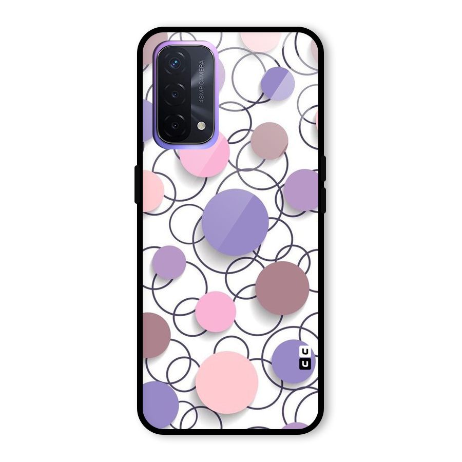 Circles And More Glass Back Case for Oppo A74 5G