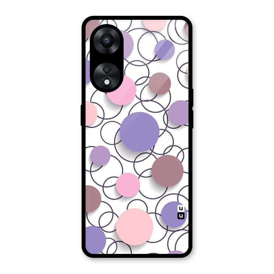 Circles And More Glass Back Case for Oppo A78