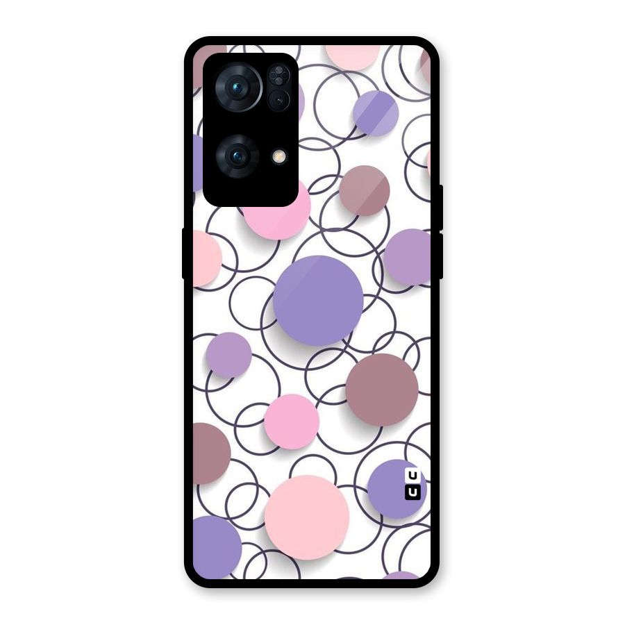 Circles And More Glass Back Case for Oppo Reno7 Pro 5G