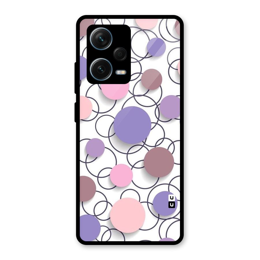 Circles And More Glass Back Case for Redmi Note 12 Pro Plus 5G