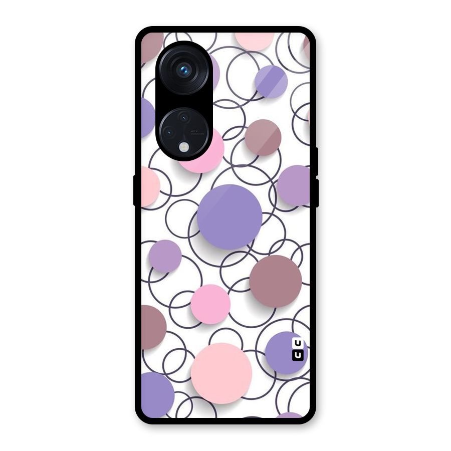 Circles And More Glass Back Case for Reno8 T 5G