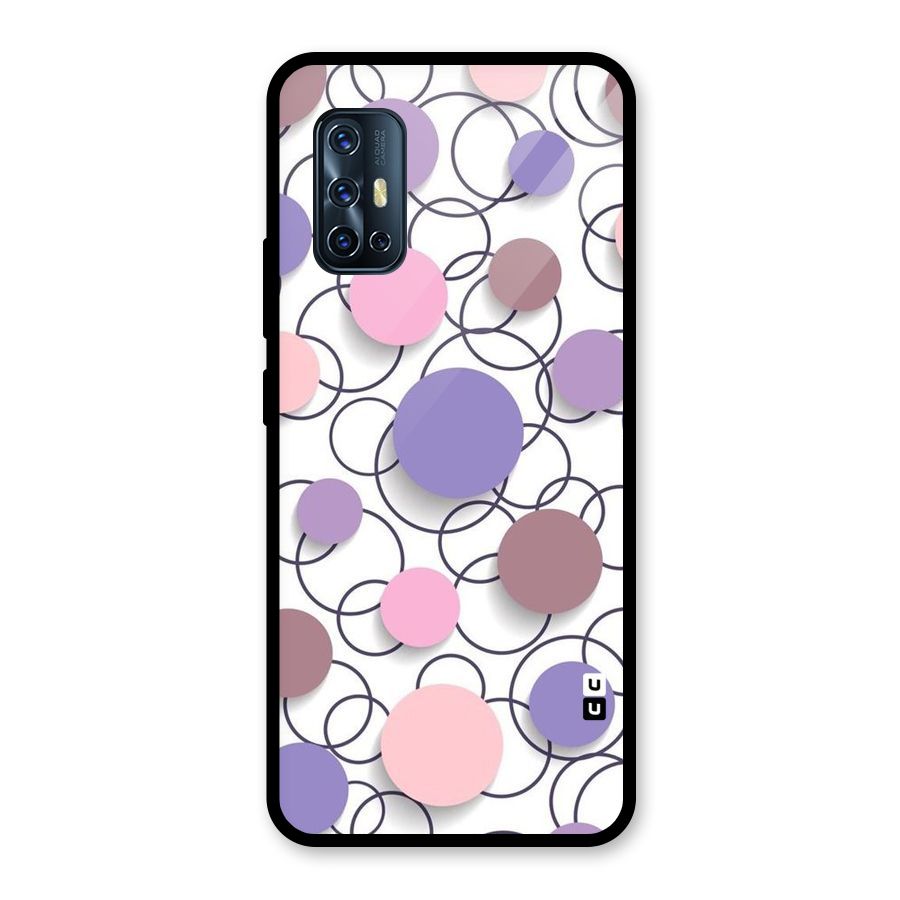 Circles And More Glass Back Case for Vivo V17