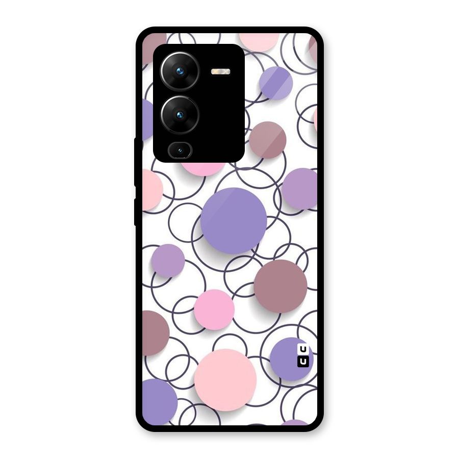Circles And More Glass Back Case for Vivo V25 Pro