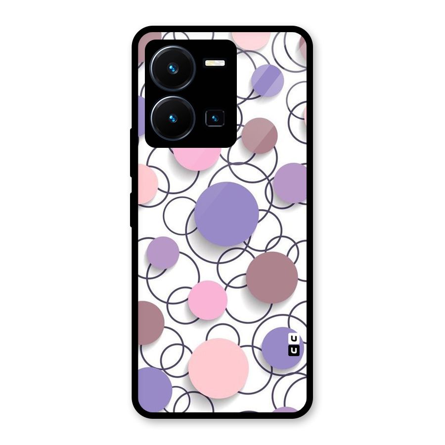 Circles And More Glass Back Case for Vivo Y35