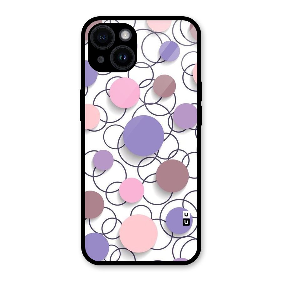 Circles And More Glass Back Case for iPhone 14