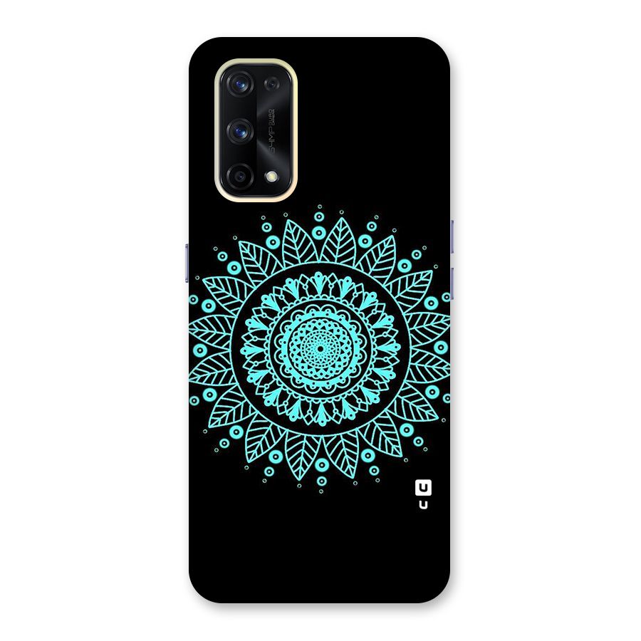 Circles Pattern Art Glass Back Case for Realme X7 Pro
