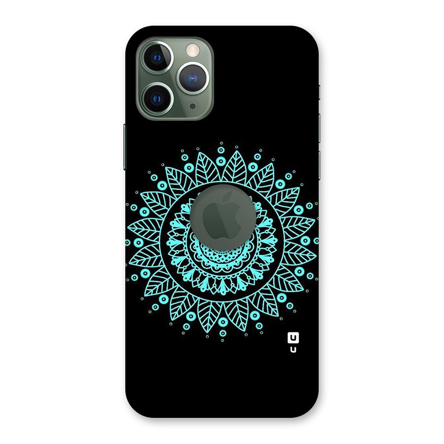Circles Pattern Art Back Case for iPhone 11 Pro Logo  Cut