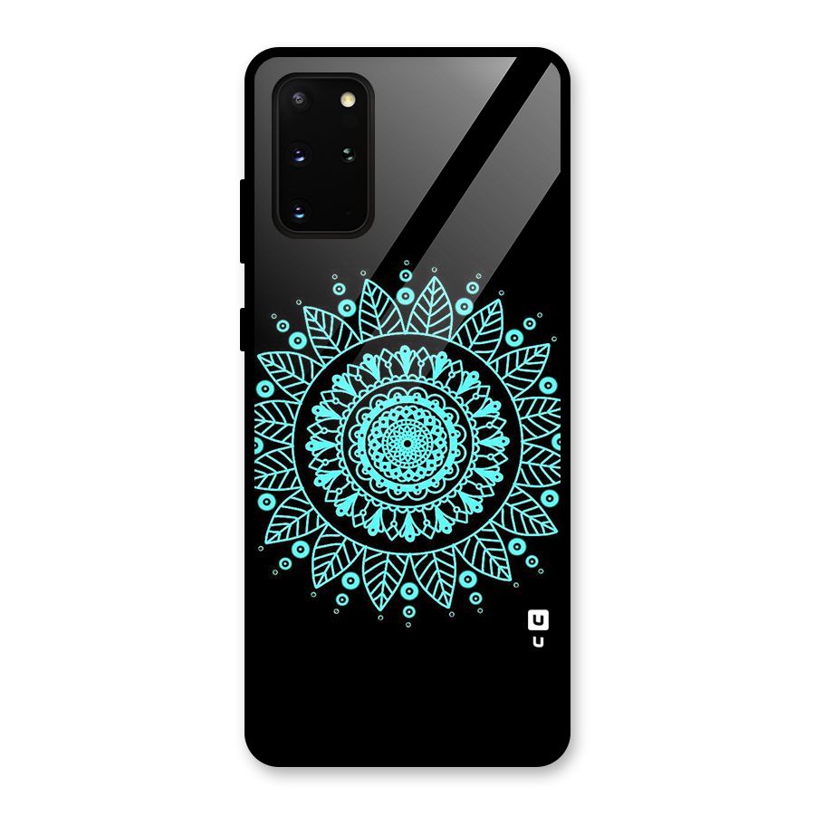 Circles Pattern Art Glass Back Case for Galaxy S20 Plus