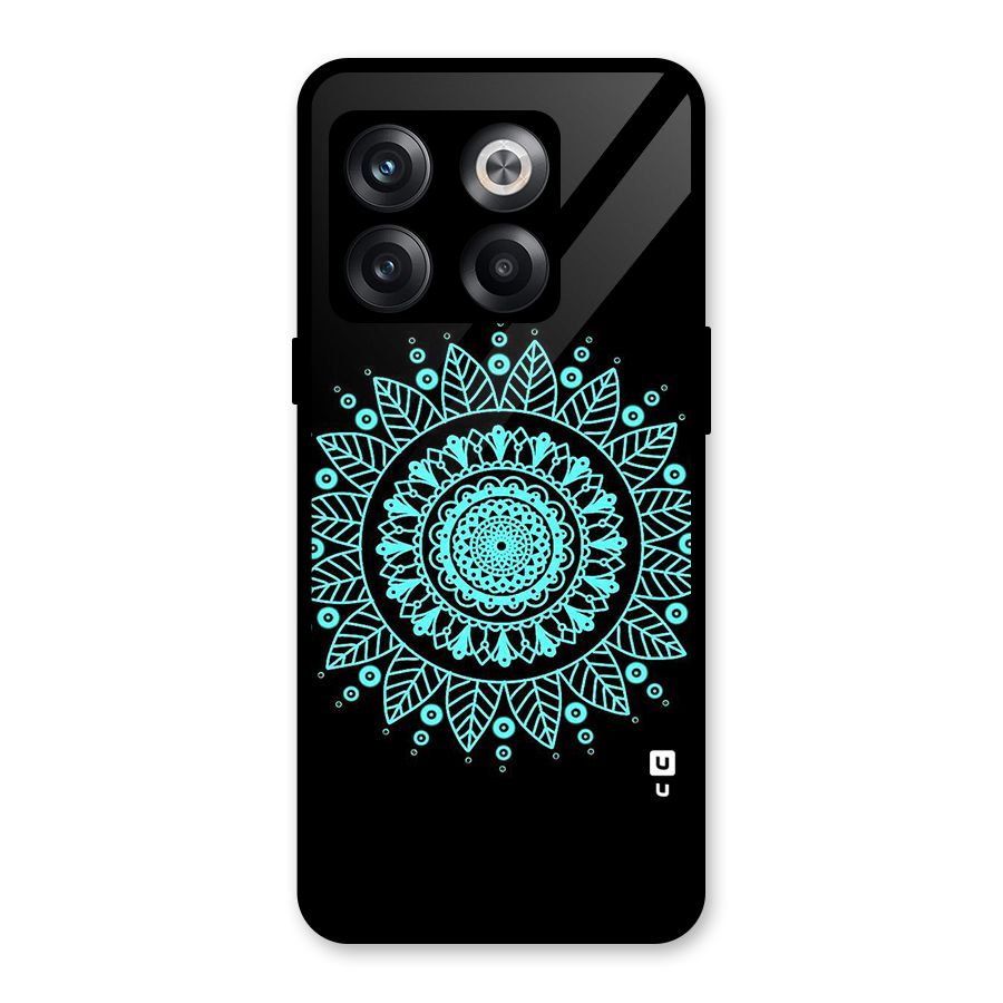 Circles Pattern Art Glass Back Case for OnePlus 10T