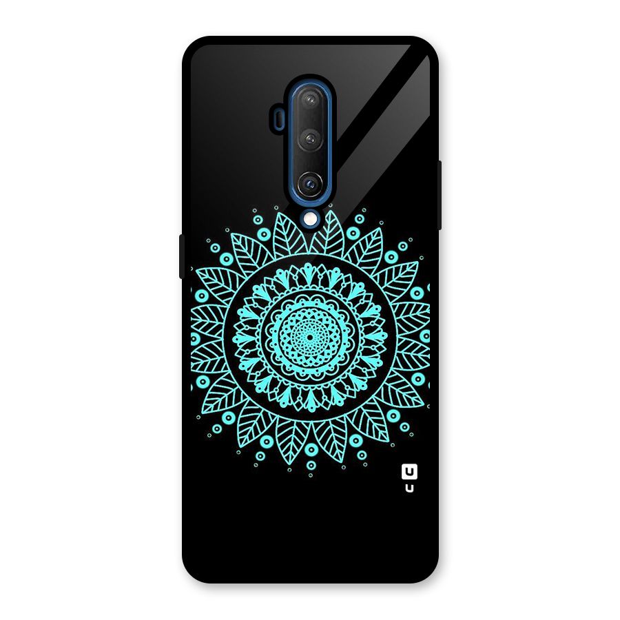Circles Pattern Art Glass Back Case for OnePlus 7T Pro