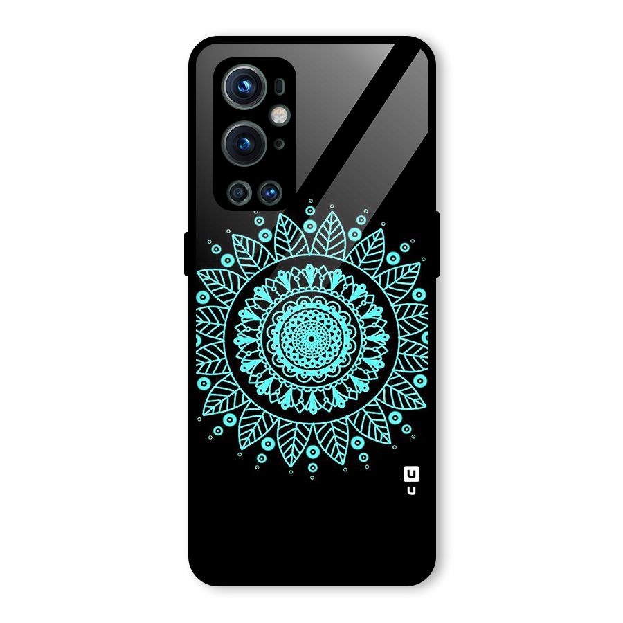 Circles Pattern Art Glass Back Case for OnePlus 9 Pro