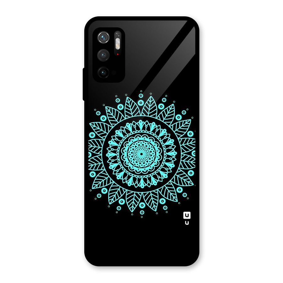 Circles Pattern Art Glass Back Case for Poco M3 Pro 5G