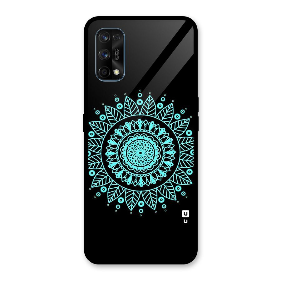 Circles Pattern Art Glass Back Case for Realme 7 Pro