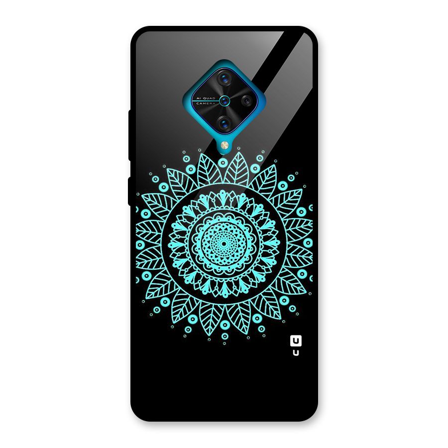 Circles Pattern Art Glass Back Case for Vivo S1 Pro
