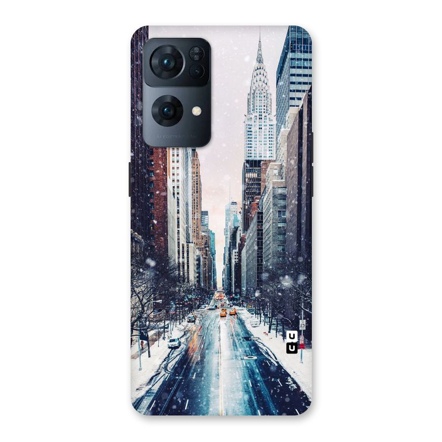 City Snow Back Case for Oppo Reno7 Pro 5G