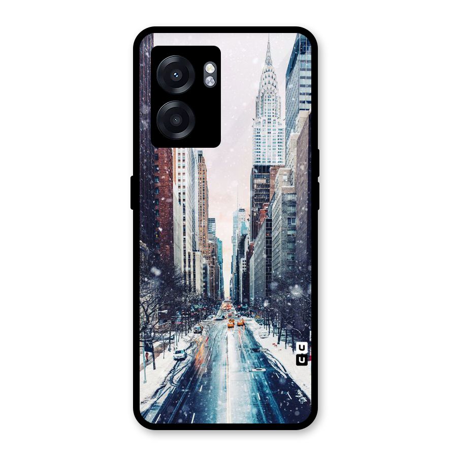 City Snow Glass Back Case for Oppo K10 (5G)