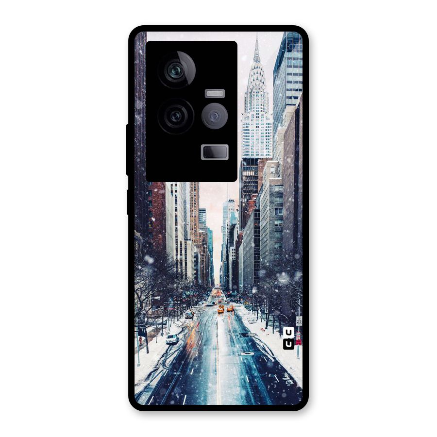 City Snow Glass Back Case for Vivo iQOO 11 5G