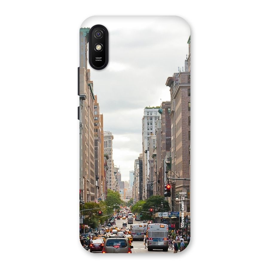 City Street View Back Case for Redmi 9A