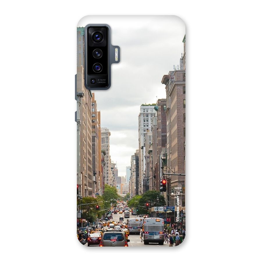 City Street View Back Case for Vivo X50