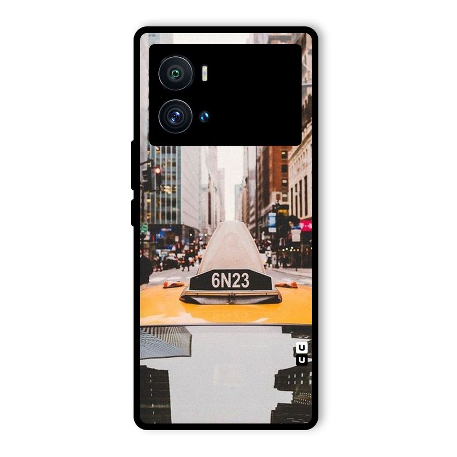 City Taxi Glass Back Case for Vivo iQOO 9 Pro