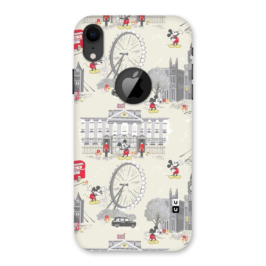 City Tour Pattern Back Case for iPhone XR Logo Cut