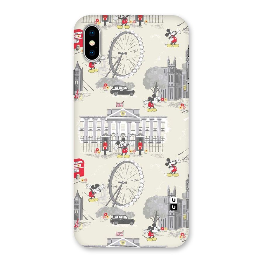 City Tour Pattern Back Case for iPhone XS